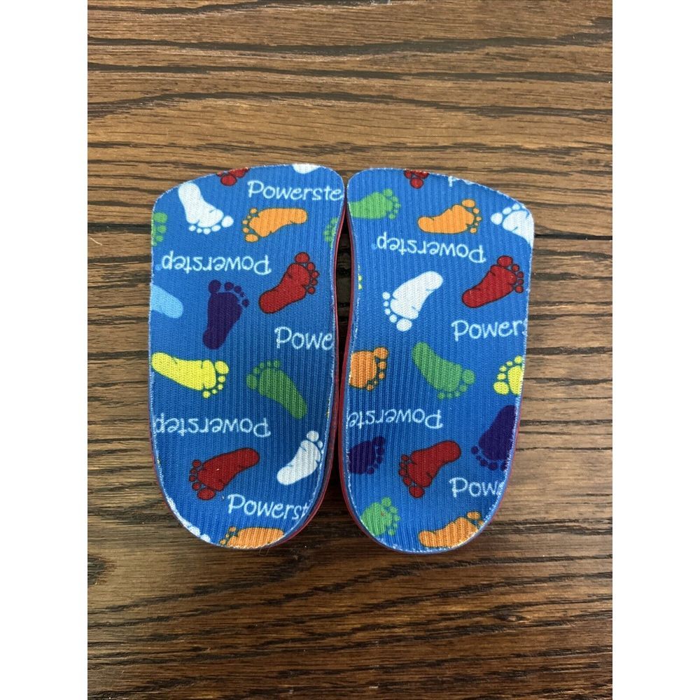 Powerstep Insoles K-C 10-11 Kids Cushioned Arch and Heel Support for Children